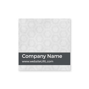 Hive Sticker 2x2 Square - Emperor Gray