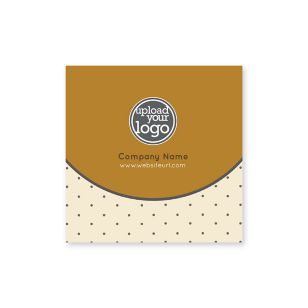 Polka Dots Sticker 2x2 Square - Peru