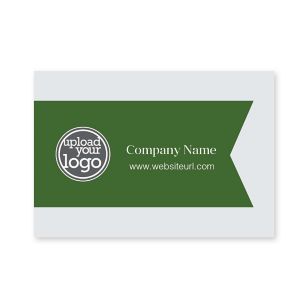 Ribbon Sticker 2x3 Rectangle Horizontal - Verdun Green