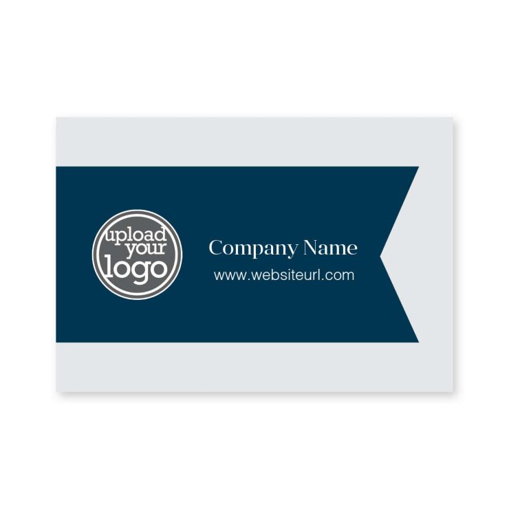 Ribbon Sticker 2x3 Rectangle Horizontal - Venice Blue