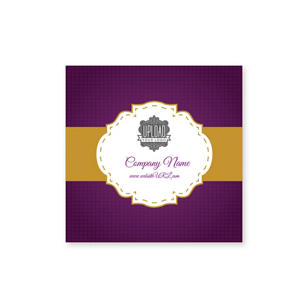 Royal Treatment Sticker 2x2 Square - Grape Violet