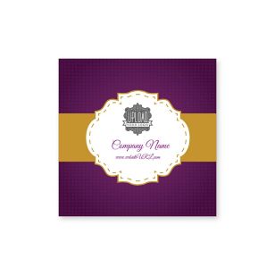 Royal Treatment Sticker 2x2 Square - Grape Violet