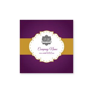 Royal Treatment Sticker 2x2 Square - Grape Violet