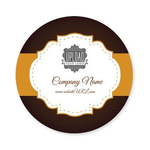 Royal Treatment Sticker 3x3 Circle - Heath Red