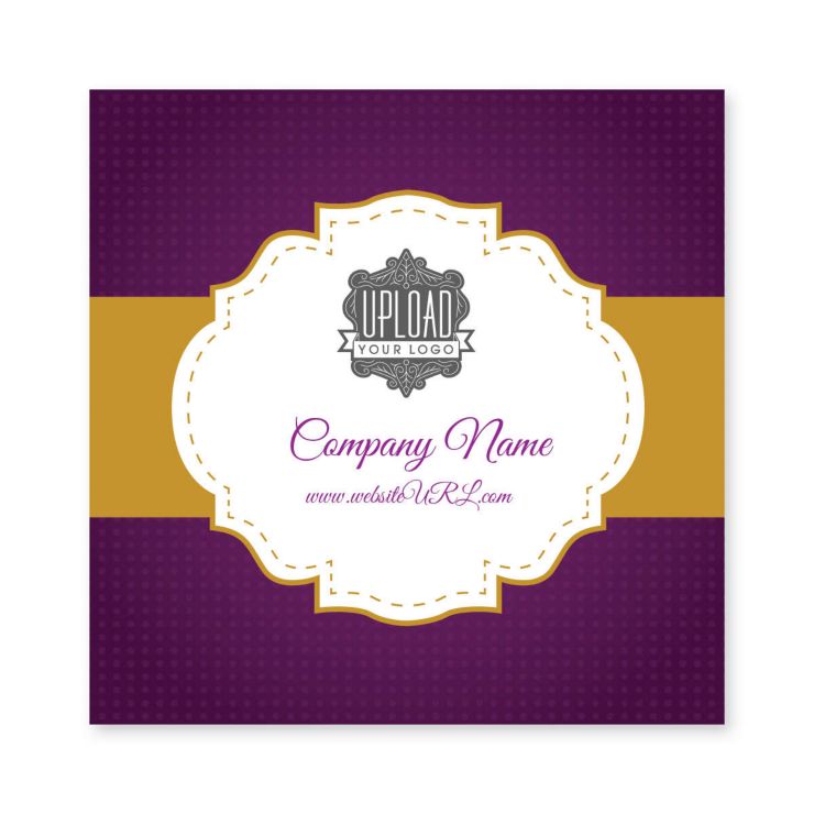 Royal Treatment Sticker 3x3 Square - Grape Violet