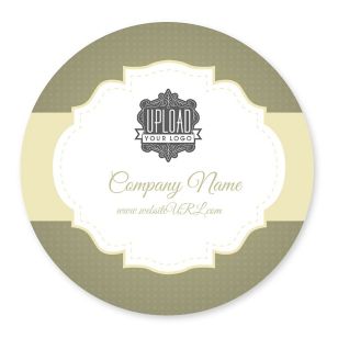 Royal Treatment Sticker 4x4 Circle - Ginger