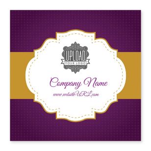 Royal Treatment Sticker 4x4 Square - Grape Violet