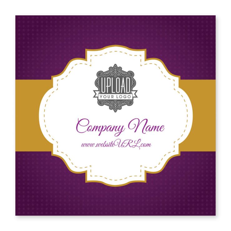 Royal Treatment Sticker 4x4 Square - Grape Violet