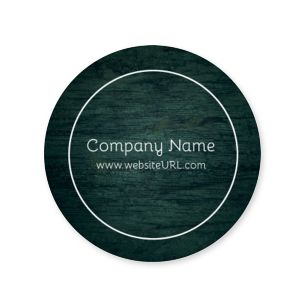 Royally Sticker 2x2 Circle - Moss Green