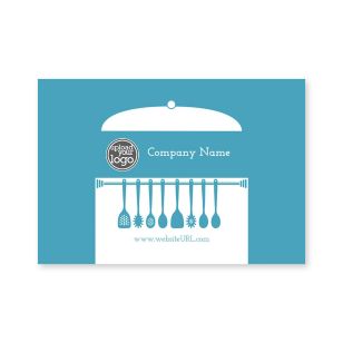 Simple Kitchen Sticker 2x3 Rectangle Horizontal - Tropical Teal