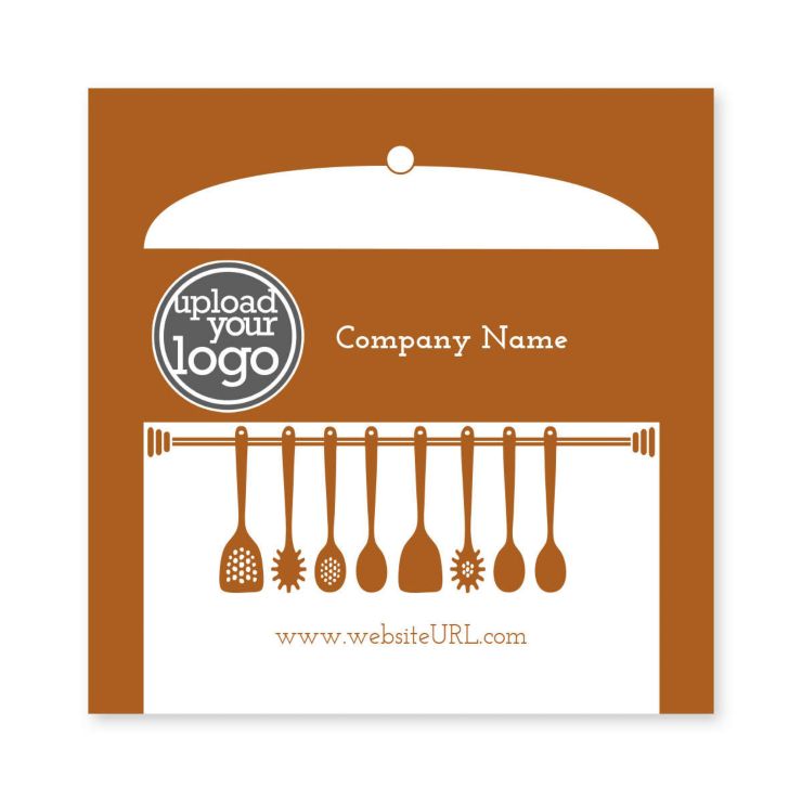 Simple Kitchen Sticker 3x3 Square