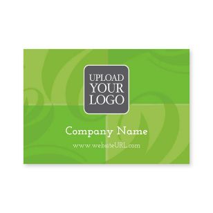 Square Waves Sticker 2x3 Rectangle Horizontal - Kiwi Green