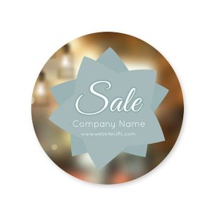 Starlight Sticker 2x2 Circle - Gray