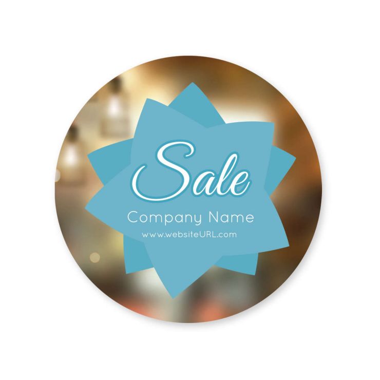 Starlight Sticker 2x2 Circle - Blue, Sky