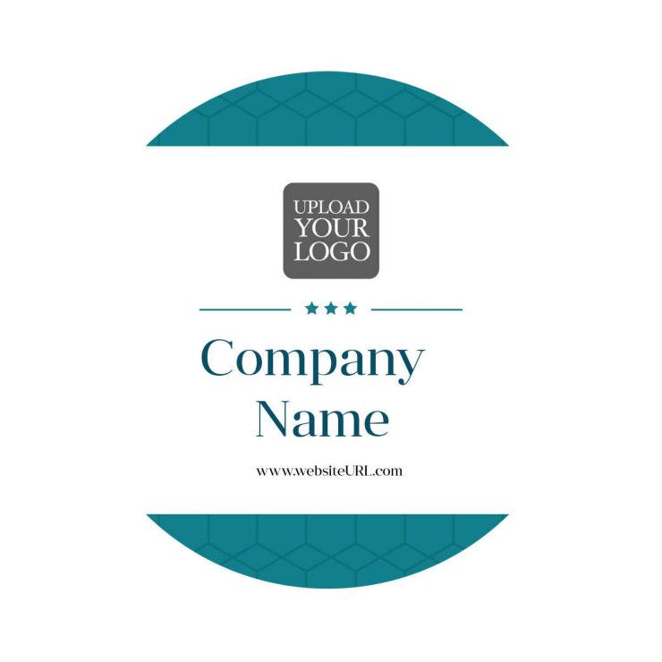 Stuck On You Sticker 3x3 Circle - Tropical Teal