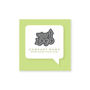 Talk Bubble Sticker 2x2 Square - Kiwi Green