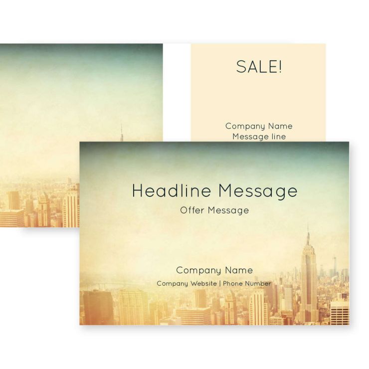 Big City Postcard 4x6 Rectangle Horizontal