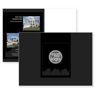 Home Made Simple Postcard 5x7 Rectangle Horizontal - Black