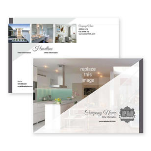 Showcase Estate Postcard 4x6 Rectangle Horizontal - Charcoal