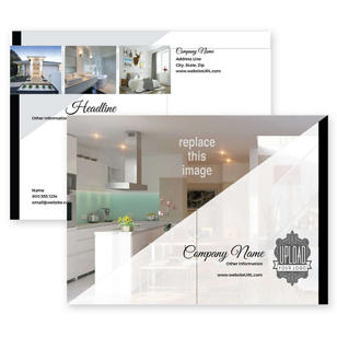 Showcase Estate Postcard 5x7 Rectangle Horizontal - Black