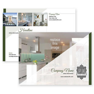 Showcase Estate Postcard 5x7 Rectangle Horizontal - Moss Green
