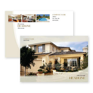 Welcome Home Postcard 4x6 Rectangle Horizontal - Linen