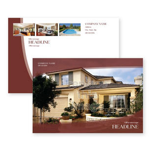 Welcome Home Postcard 4x6 Rectangle Horizontal - Wine