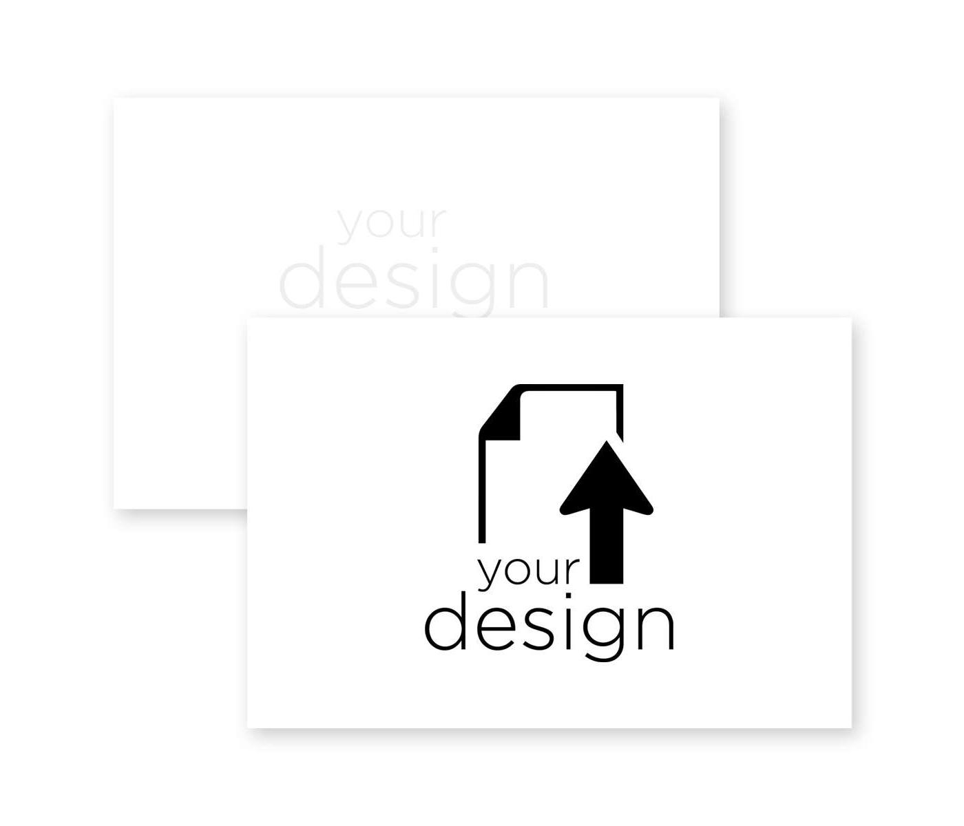 Your Design Postcard 4x6 Rectangle Horizontal - White