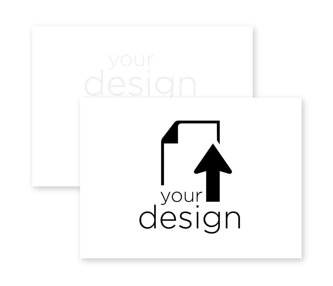 Your Design Postcard 5x7 Rectangle Horizontal - White