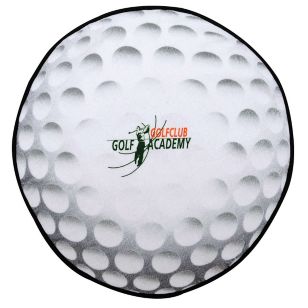 Golf Ball Shaped Towel - White