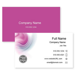 Digital light Business Card 2x3-1/2 Rectangle - Affair Purple