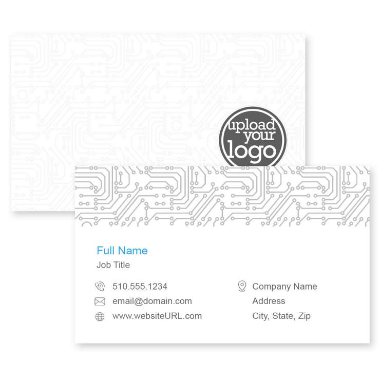 Schematic Business Card 2x3-1/2 Rectangle
