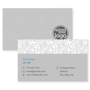 Schematic Business Card 2x3-1/2 Rectangle - Iron