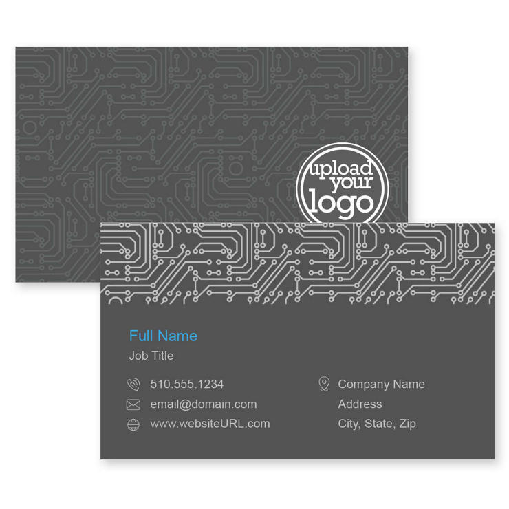 Schematic Business Card 2x3-1/2 Rectangle
