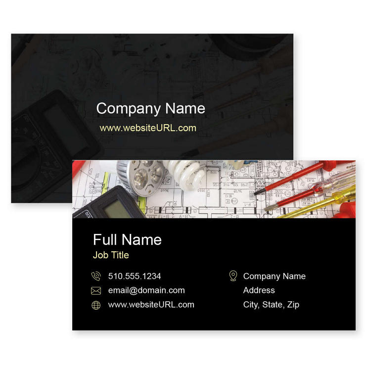 It's Electric Business Card 2x3-1/2 Rectangle