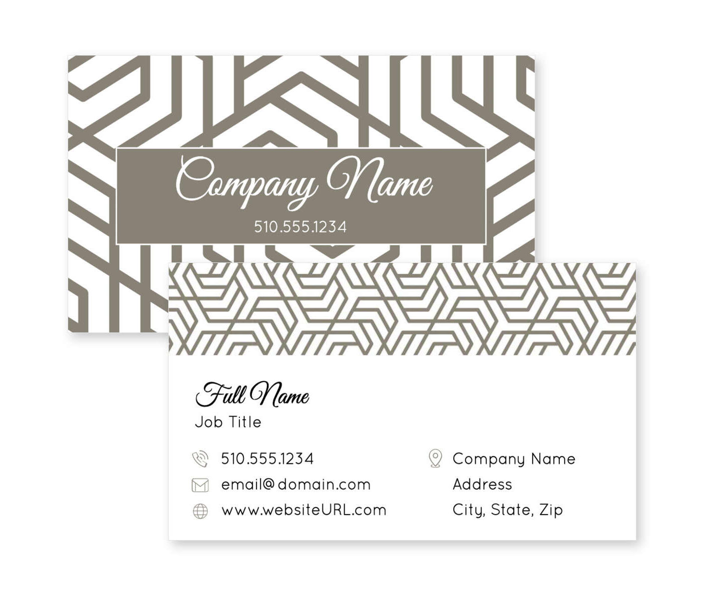 Ornaments Business Card 2x3-1/2 Rectangle