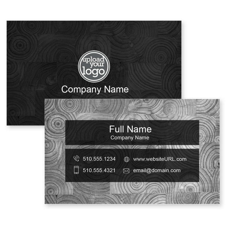 Tree Ring Business Card 2x3-1/2 Rectangle