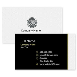 RIpples Business Card 2x3-1/2 Rectangle - Black