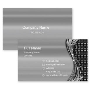 Diamond Business Card 2x3-1/2 Rectangle - Dusty Gray