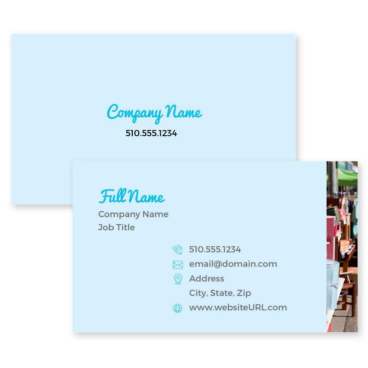 Variety Vendor Business Card 2x3-1/2 Rectangle
