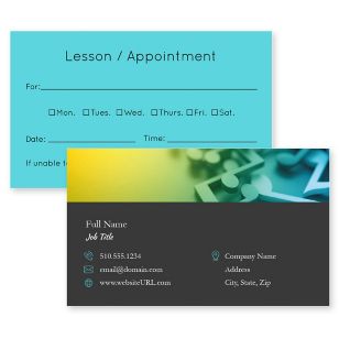 Blue Bravo Business Card 2x3-1/2 Rectangle - Pine Tree