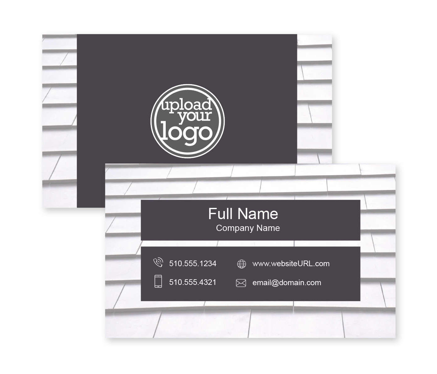 Roof Business Card 2x3-1/2 Rectangle
