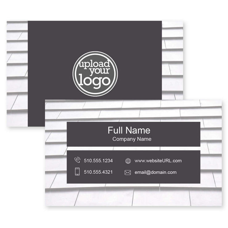 Roof Business Card 2x3-1/2 Rectangle
