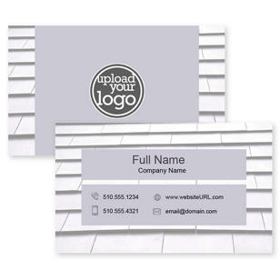 Roof Business Card 2x3-1/2 Rectangle - Iron