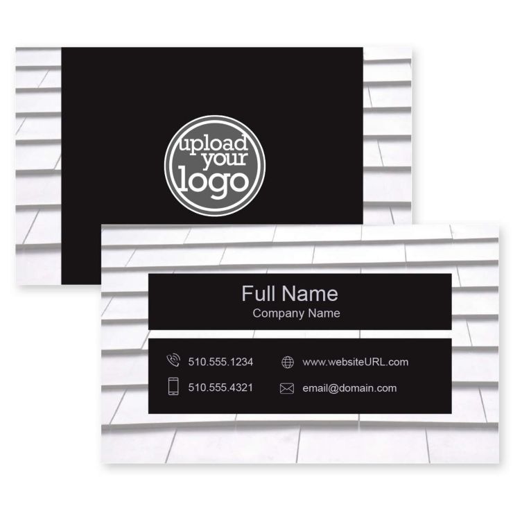 Roof Business Card 2x3-1/2 Rectangle