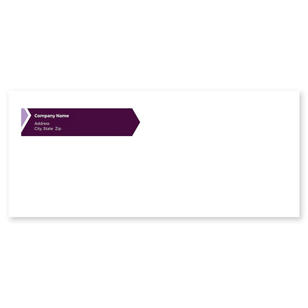 Honeycomb Pattern Envelope No. 10 - Affair Purple