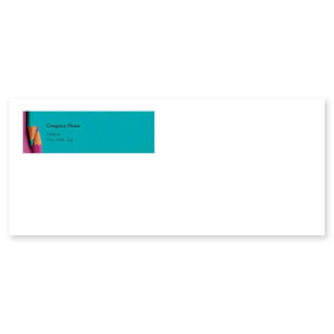 Colored Pencils Envelope No. 10 - Tropical Teal