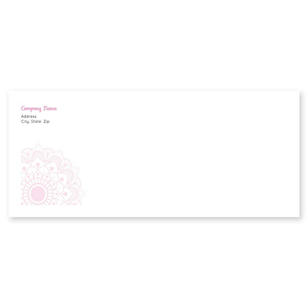 Lace Filigree Envelope No. 10 - Hibiscus