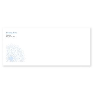 Lace Filigree Envelope No. 10 - Blue, Sky