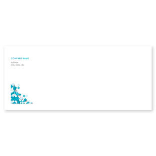 Cubist Movement Envelope No. 10 - Blue